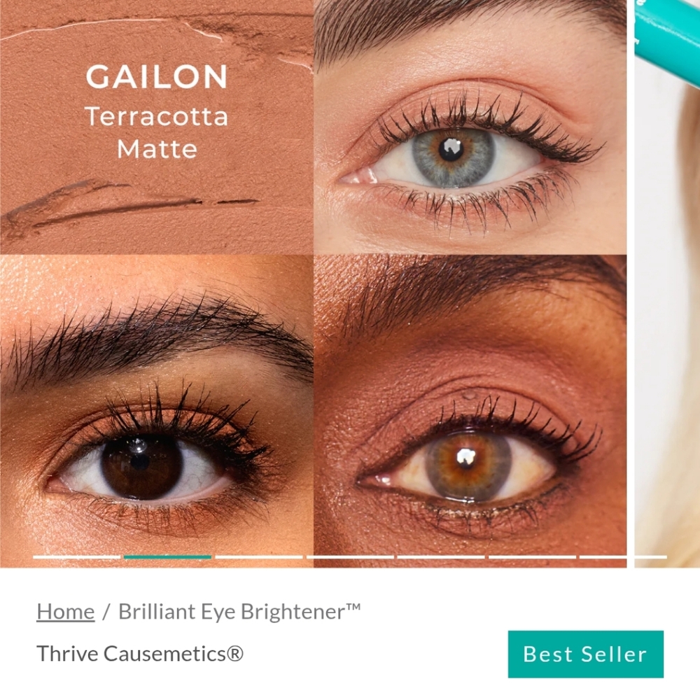 2 Thrive Infinity Waterproof Eyeshadow Stick Gailon (2 shadow sticks) - Picture 4 of 5